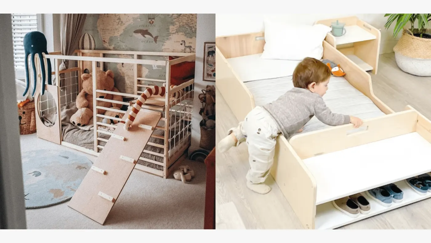 Modèles Montessori Floor bed innovants trouvés sur Etsy