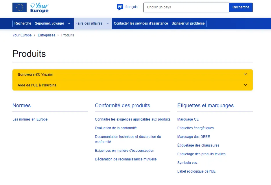 Certifications Produit