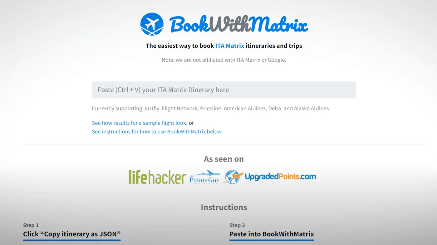 BookWithMatrix
