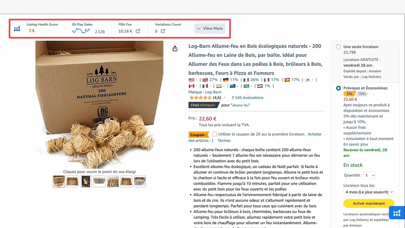 Fiche produit