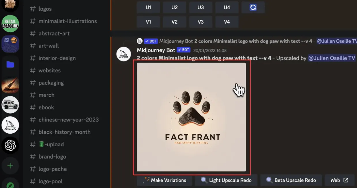 Un éventail de logos variés sur le thème des chiens