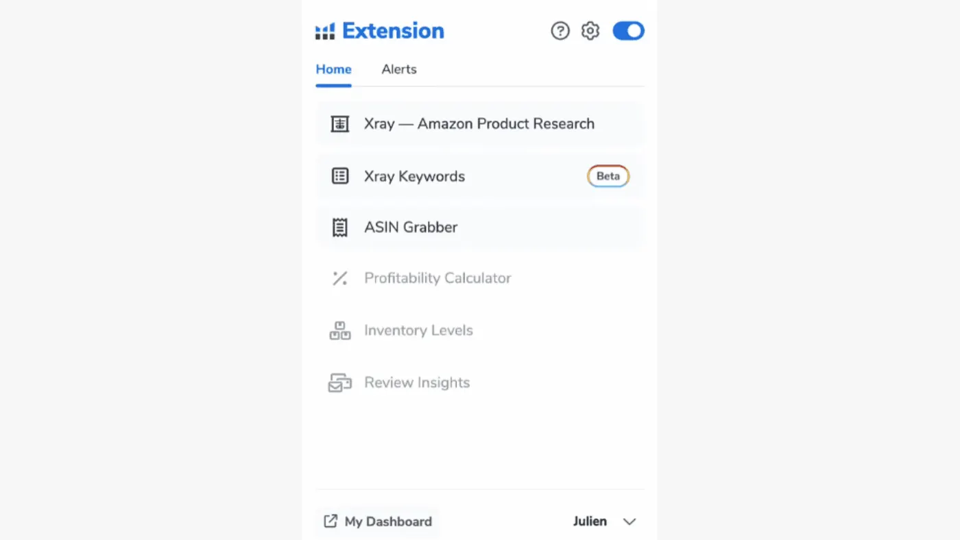 Helium 10 chrome extension